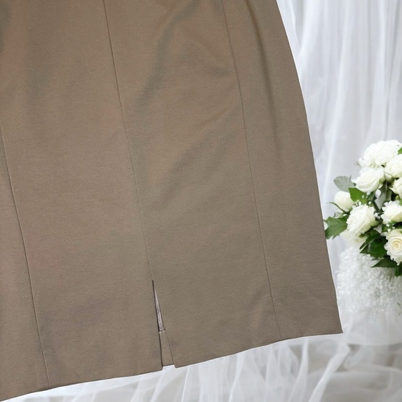MM Lafleur ‘The Greenpoint Skirt’ in “Russett” Taupe Size +1 = 1X - Picture 14 of 16